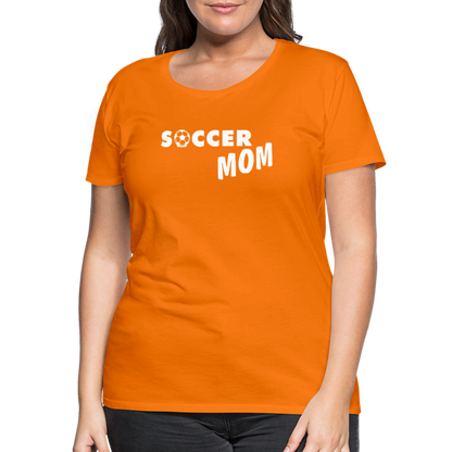 Frauen Premium T-Shirt - Soccer Mom - Orange