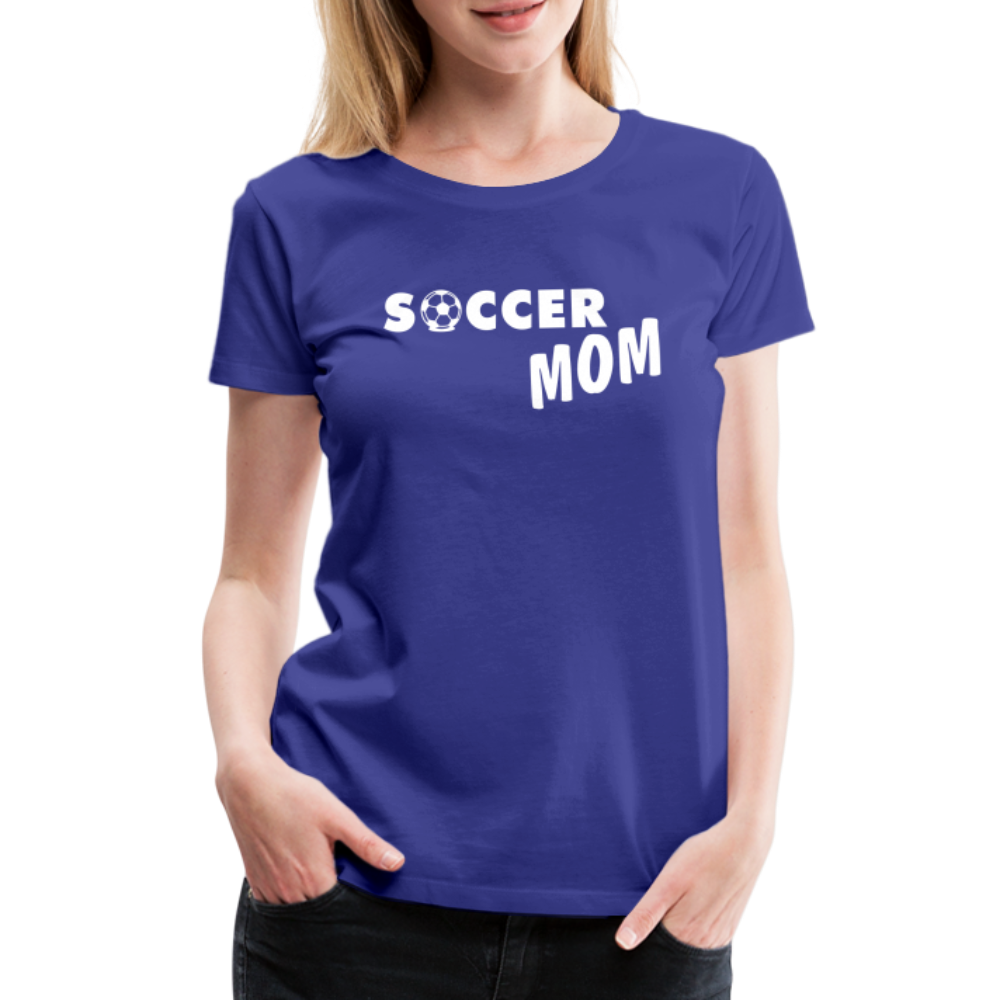 Frauen Premium T-Shirt - Soccer Mom - Königsblau