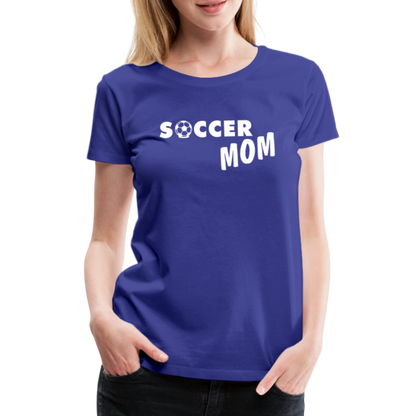 Frauen Premium T-Shirt - Soccer Mom - Königsblau