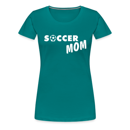 Frauen Premium T-Shirt - Soccer Mom - Divablau