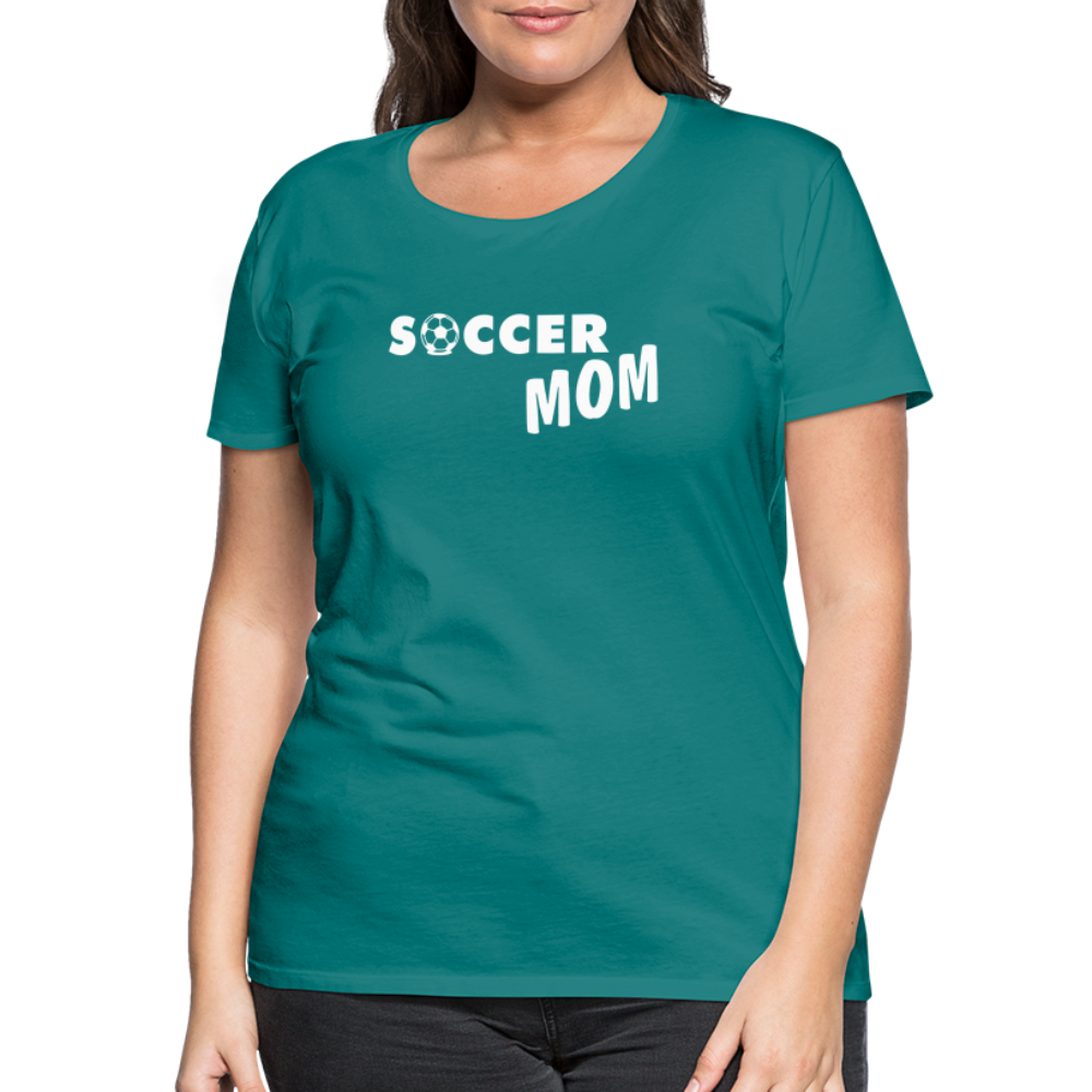 Frauen Premium T-Shirt - Soccer Mom - Divablau