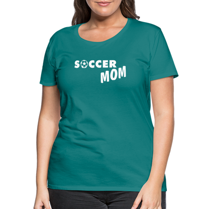 Frauen Premium T-Shirt - Soccer Mom - Divablau