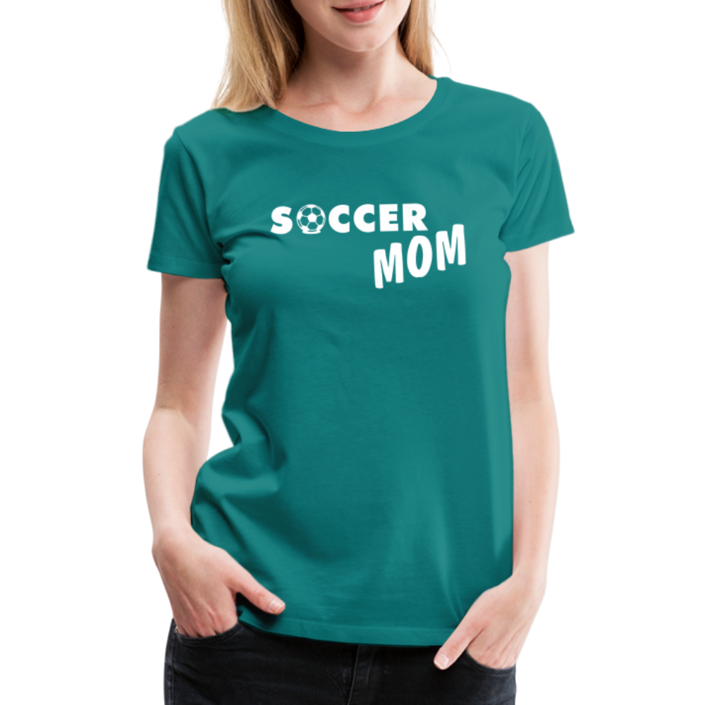 Frauen Premium T-Shirt - Soccer Mom - Divablau