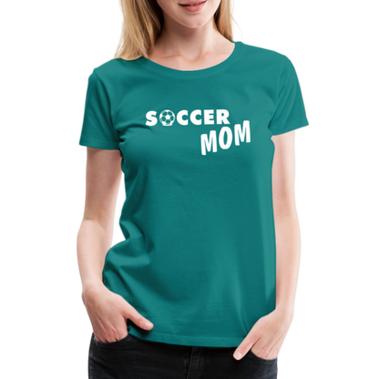 Frauen Premium T-Shirt - Soccer Mom - Divablau