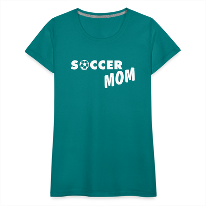 Frauen Premium T-Shirt - Soccer Mom - Divablau