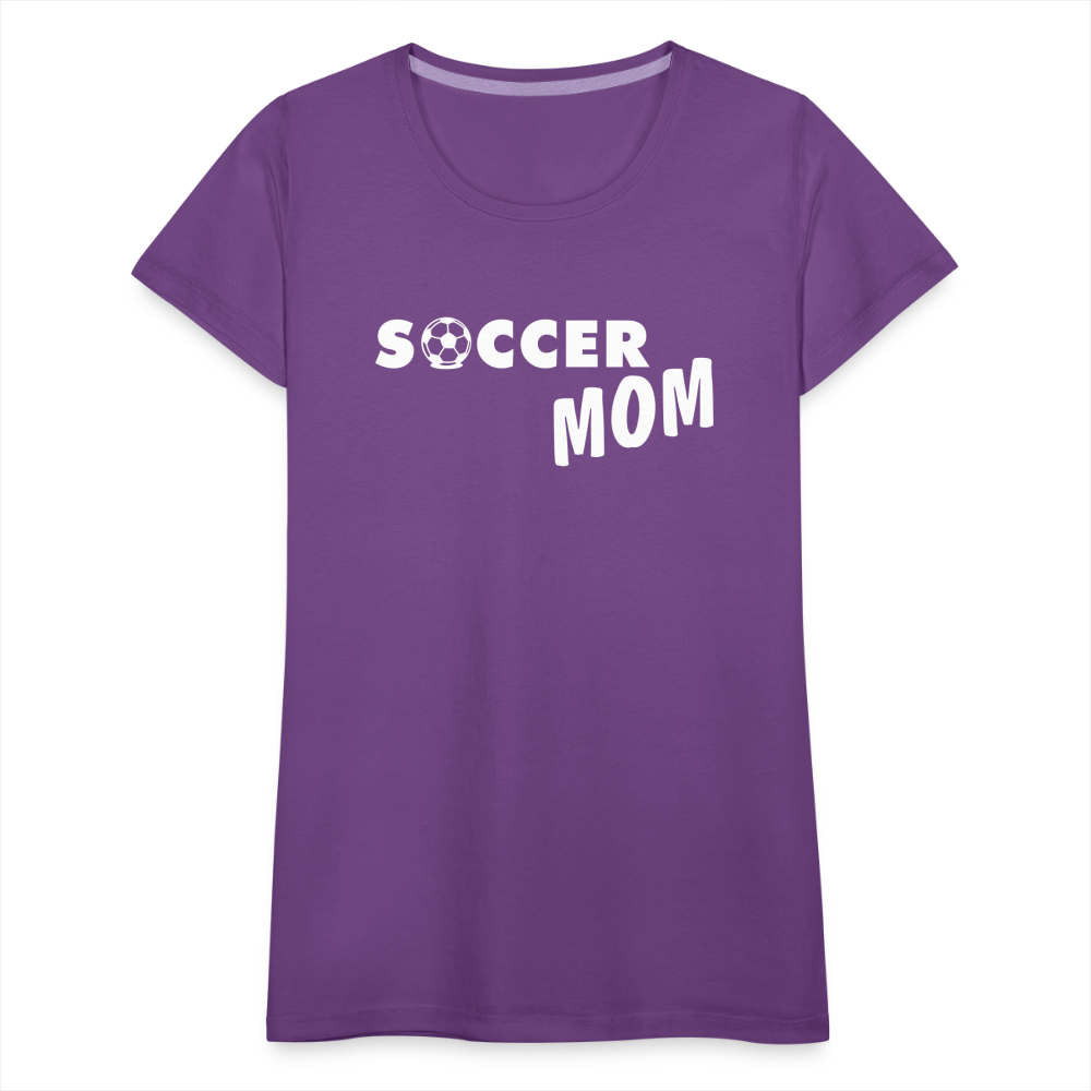 Frauen Premium T-Shirt - Soccer Mom - Lila