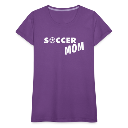 Frauen Premium T-Shirt - Soccer Mom - Lila