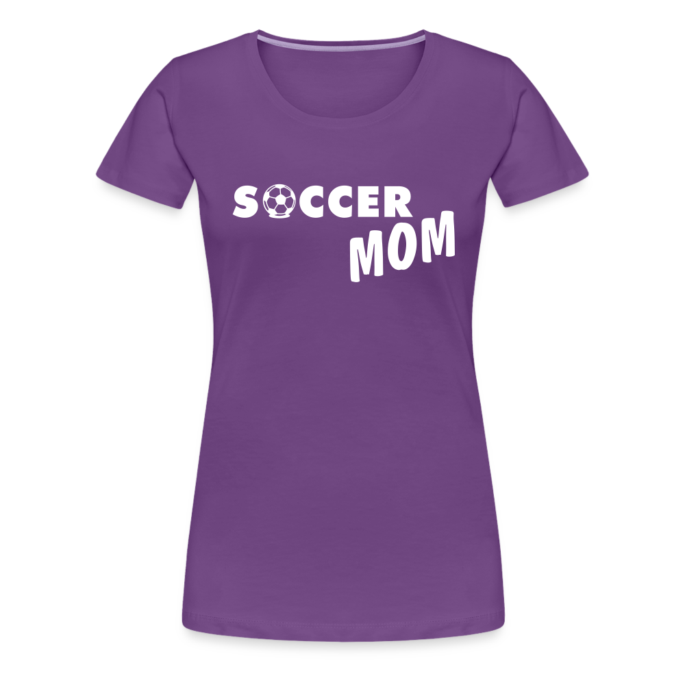 Frauen Premium T-Shirt - Soccer Mom - Lila