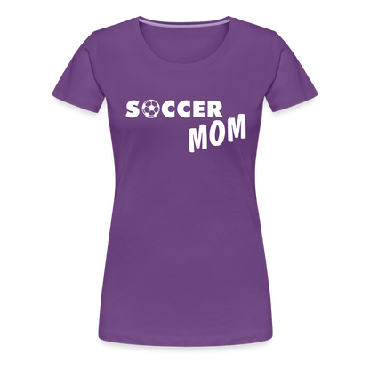 Frauen Premium T-Shirt - Soccer Mom - Lila