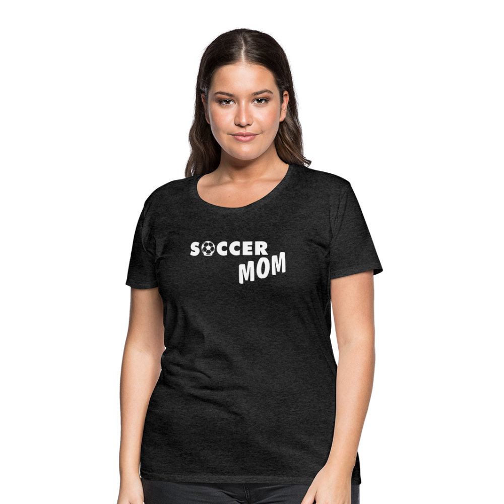 Frauen Premium T-Shirt - Soccer Mom - Anthrazit