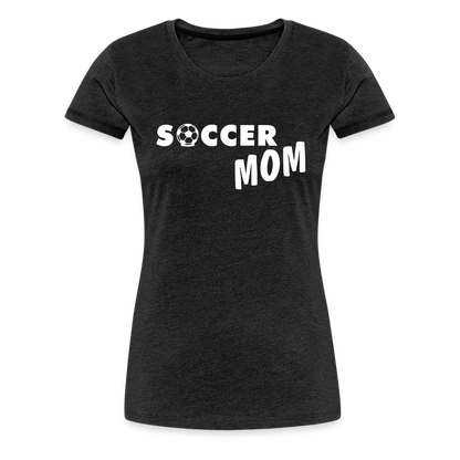 Frauen Premium T-Shirt - Soccer Mom - Anthrazit