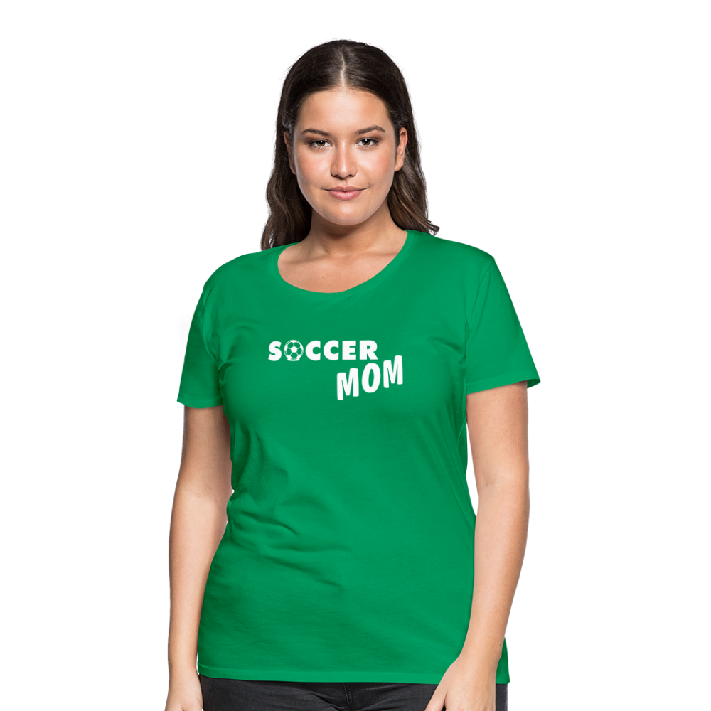 Frauen Premium T-Shirt - Soccer Mom - Kelly Green