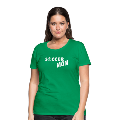 Frauen Premium T-Shirt - Soccer Mom - Kelly Green