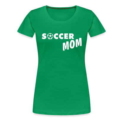 Frauen Premium T-Shirt - Soccer Mom - Kelly Green