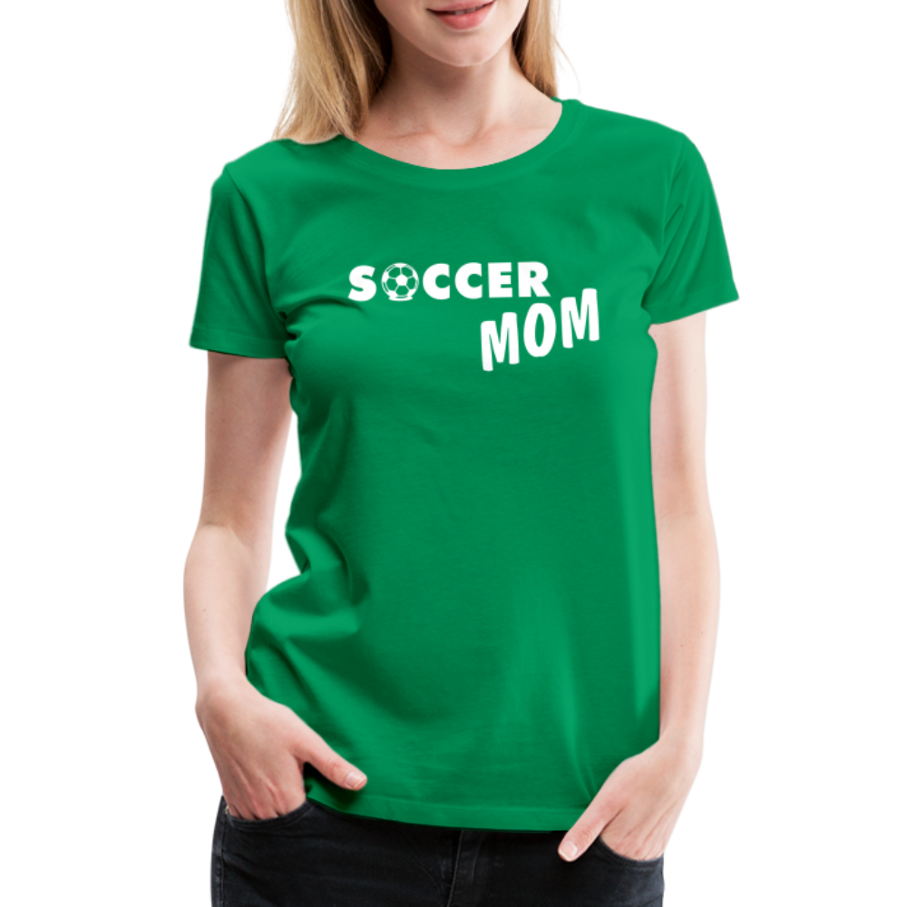 Frauen Premium T-Shirt - Soccer Mom - Kelly Green