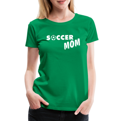 Frauen Premium T-Shirt - Soccer Mom - Kelly Green