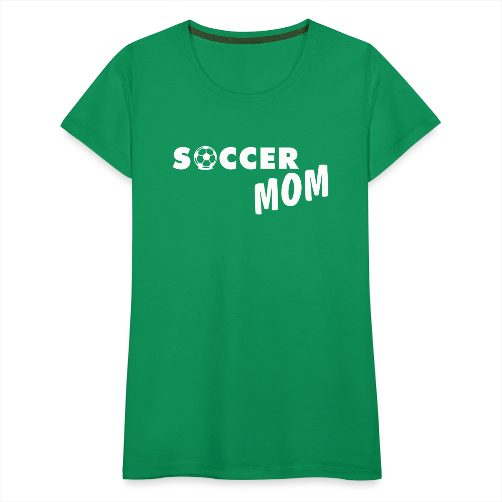 Frauen Premium T-Shirt - Soccer Mom - Kelly Green