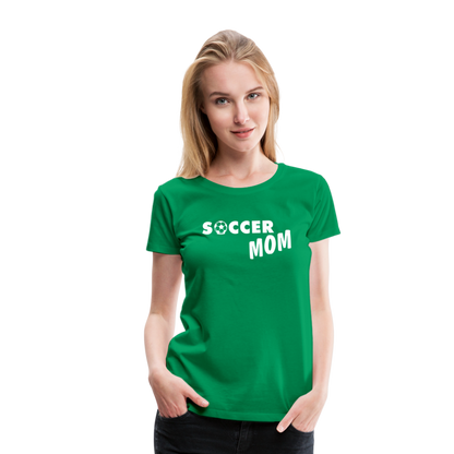 Frauen Premium T-Shirt - Soccer Mom - Kelly Green