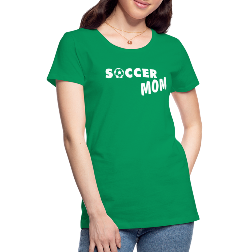 Frauen Premium T-Shirt - Soccer Mom - Kelly Green