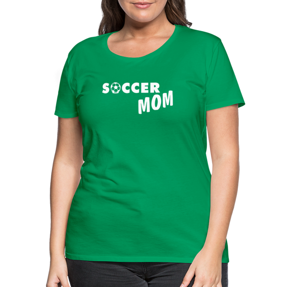 Frauen Premium T-Shirt - Soccer Mom - Kelly Green