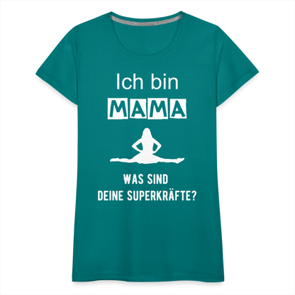 Frauen Premium T-Shirt - Mama Superkräfte - Divablau