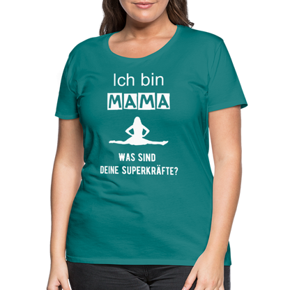 Frauen Premium T-Shirt - Mama Superkräfte - Divablau