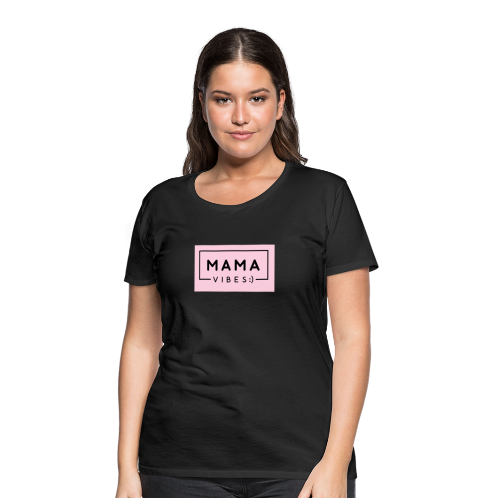 Frauen Premium T-Shirt - Mama Vibes - Schwarz