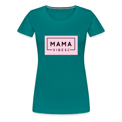 Frauen Premium T-Shirt - Mama Vibes - Divablau