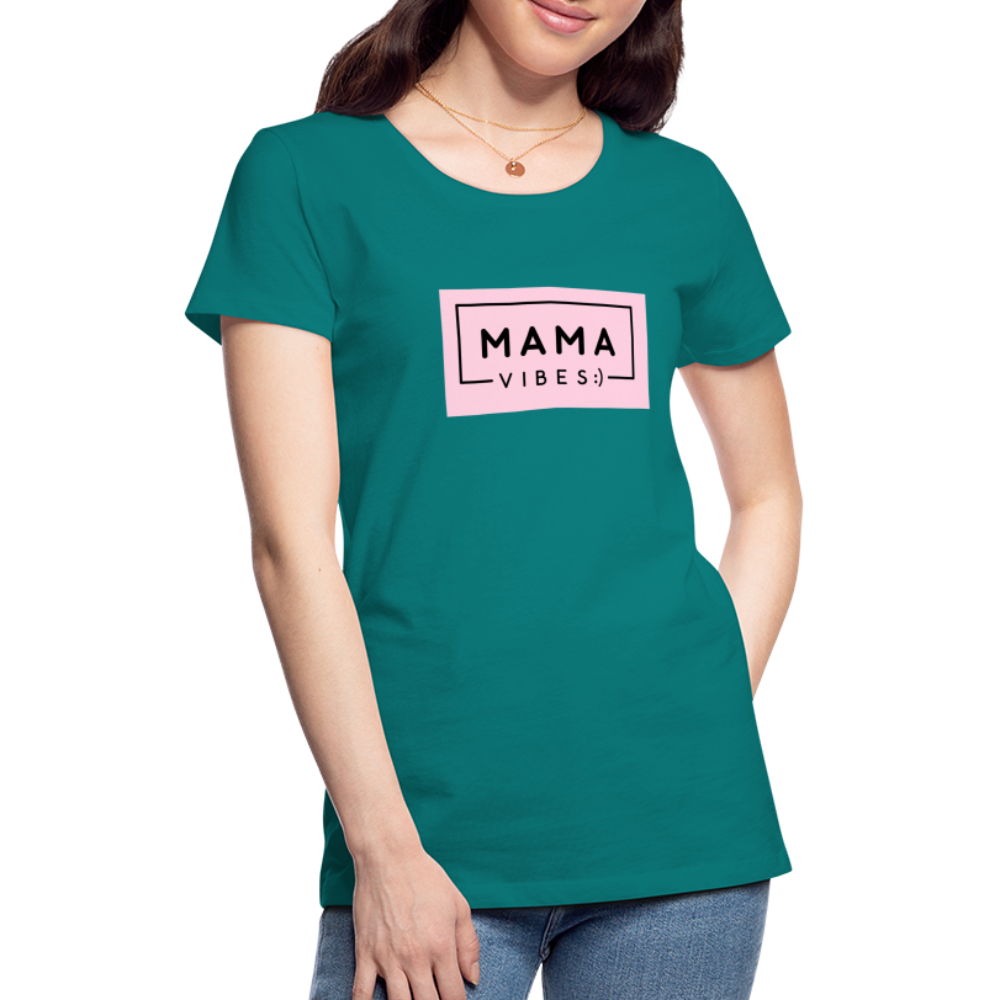 Frauen Premium T-Shirt - Mama Vibes - Divablau