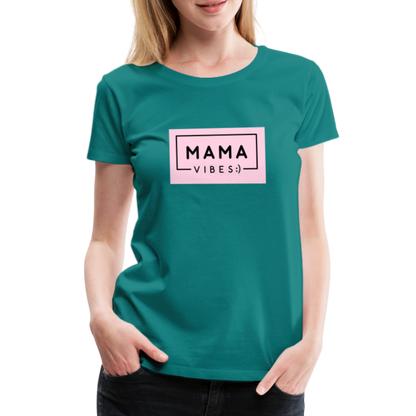 Frauen Premium T-Shirt - Mama Vibes - Divablau