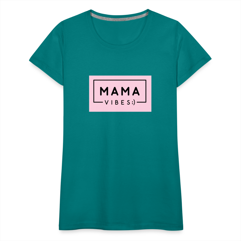 Frauen Premium T-Shirt - Mama Vibes - Divablau