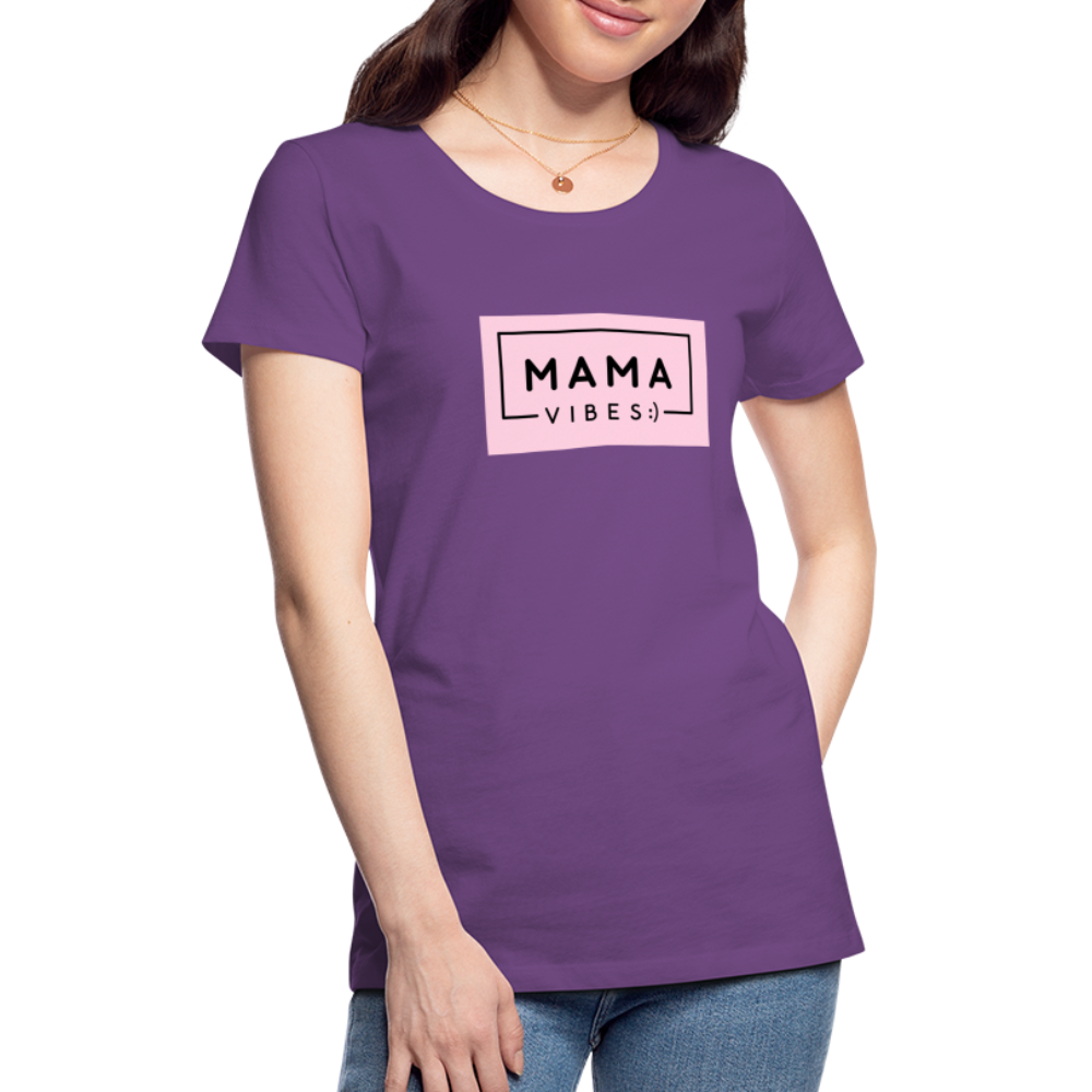 Frauen Premium T-Shirt - Mama Vibes - Lila