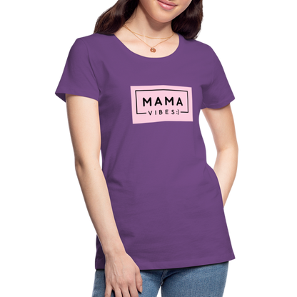 Frauen Premium T-Shirt - Mama Vibes - Lila