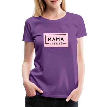 Frauen Premium T-Shirt - Mama Vibes - Lila