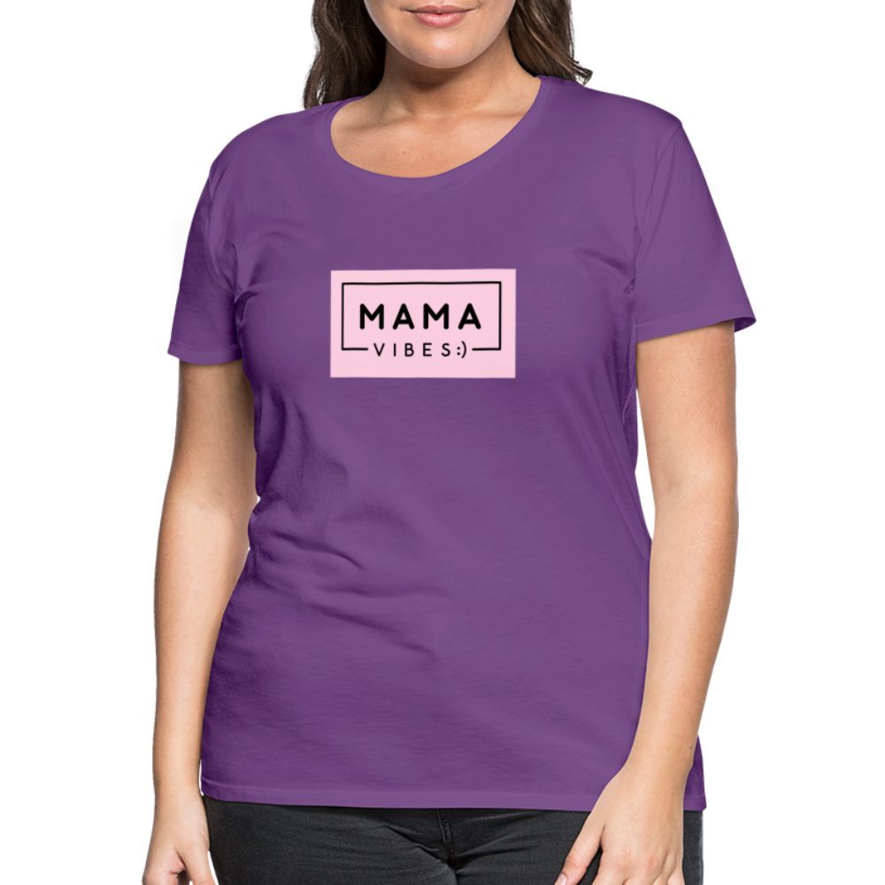 Frauen Premium T-Shirt - Mama Vibes - Lila