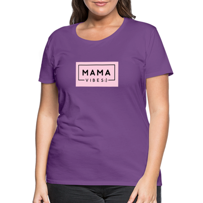 Frauen Premium T-Shirt - Mama Vibes - Lila