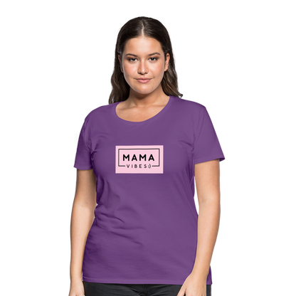 Frauen Premium T-Shirt - Mama Vibes - Lila