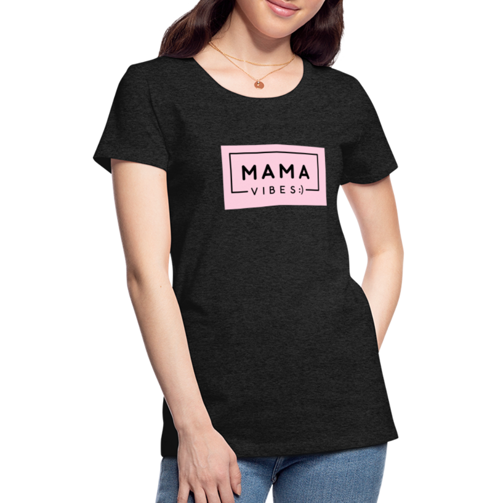 Frauen Premium T-Shirt - Mama Vibes - Anthrazit