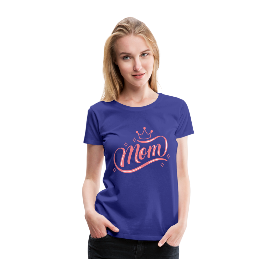 Frauen Premium T-Shirt - mom Design - Königsblau