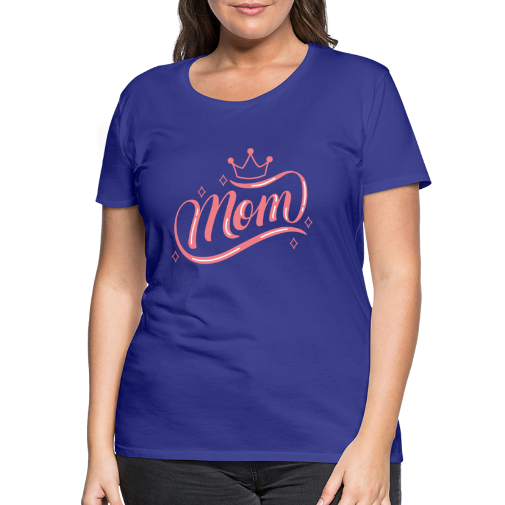 Frauen Premium T-Shirt - mom Design - Königsblau