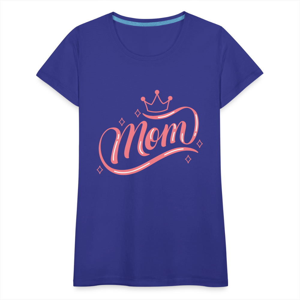 Frauen Premium T-Shirt - mom Design - Königsblau