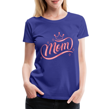 Frauen Premium T-Shirt - mom Design - Königsblau