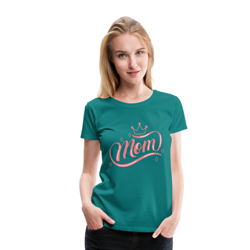 Frauen Premium T-Shirt - mom Design - Divablau