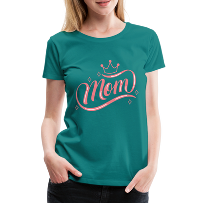 Frauen Premium T-Shirt - mom Design - Divablau