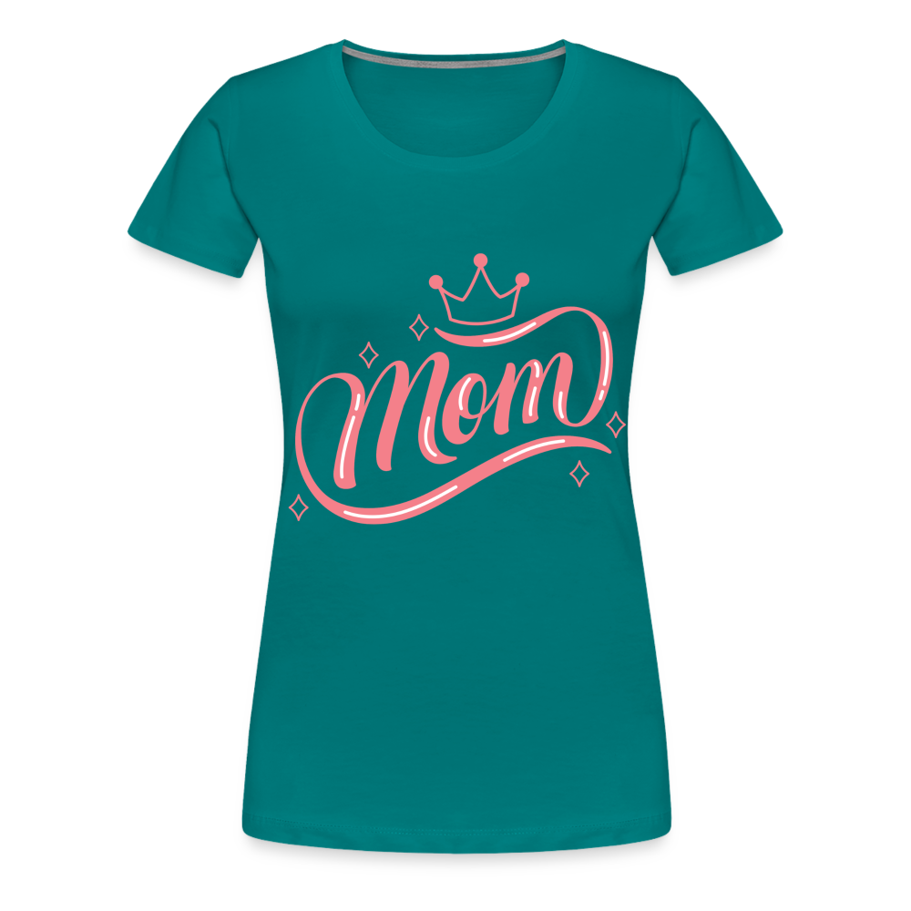 Frauen Premium T-Shirt - mom Design - Divablau