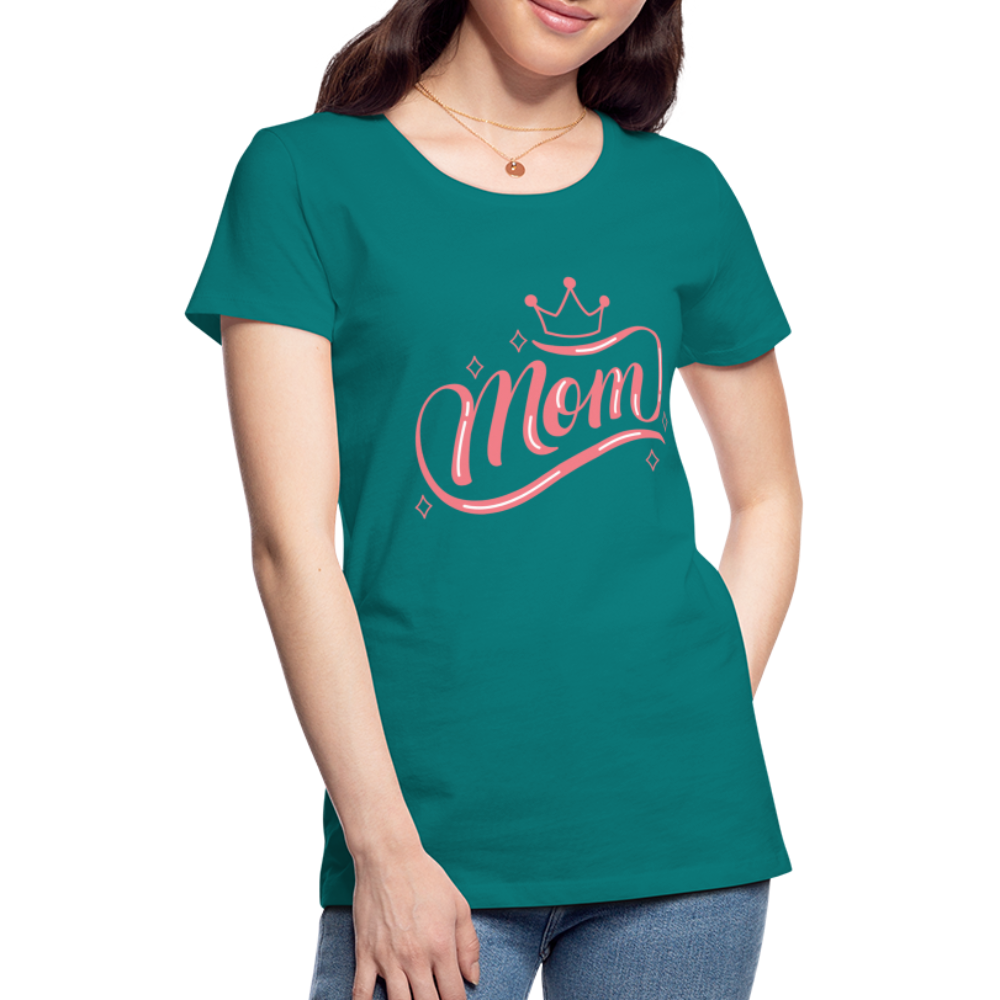 Frauen Premium T-Shirt - mom Design - Divablau