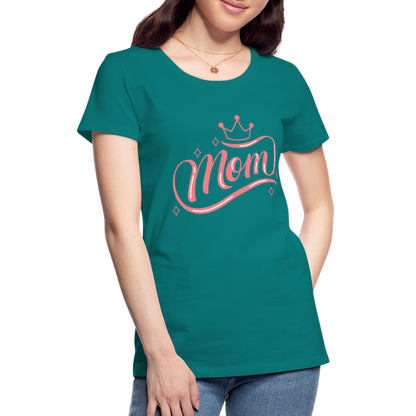 Frauen Premium T-Shirt - mom Design - Divablau