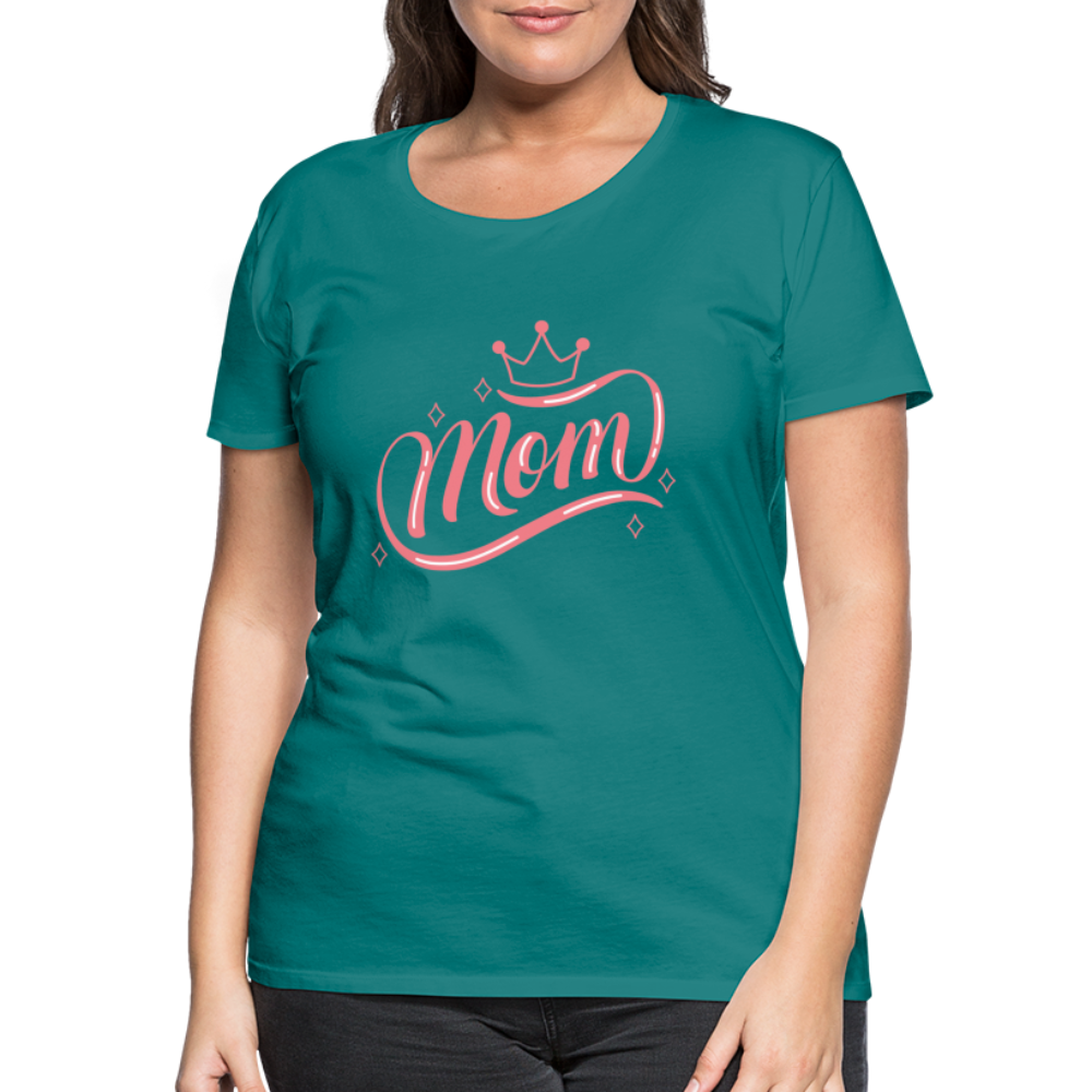 Frauen Premium T-Shirt - mom Design - Divablau