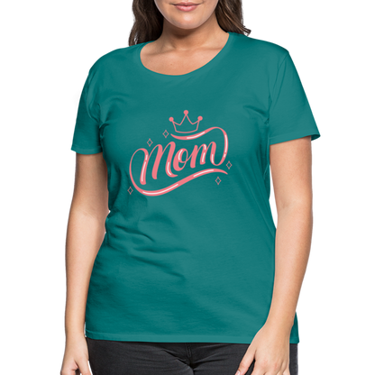 Frauen Premium T-Shirt - mom Design - Divablau