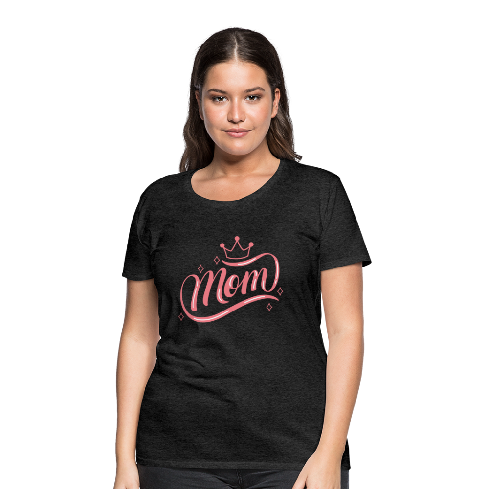 Frauen Premium T-Shirt - mom Design - Anthrazit